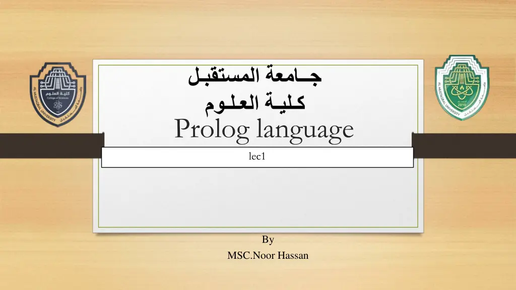 prolog language lec1