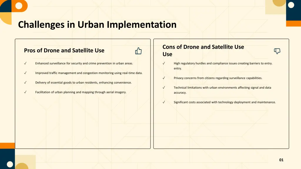 challenges in urban implementation