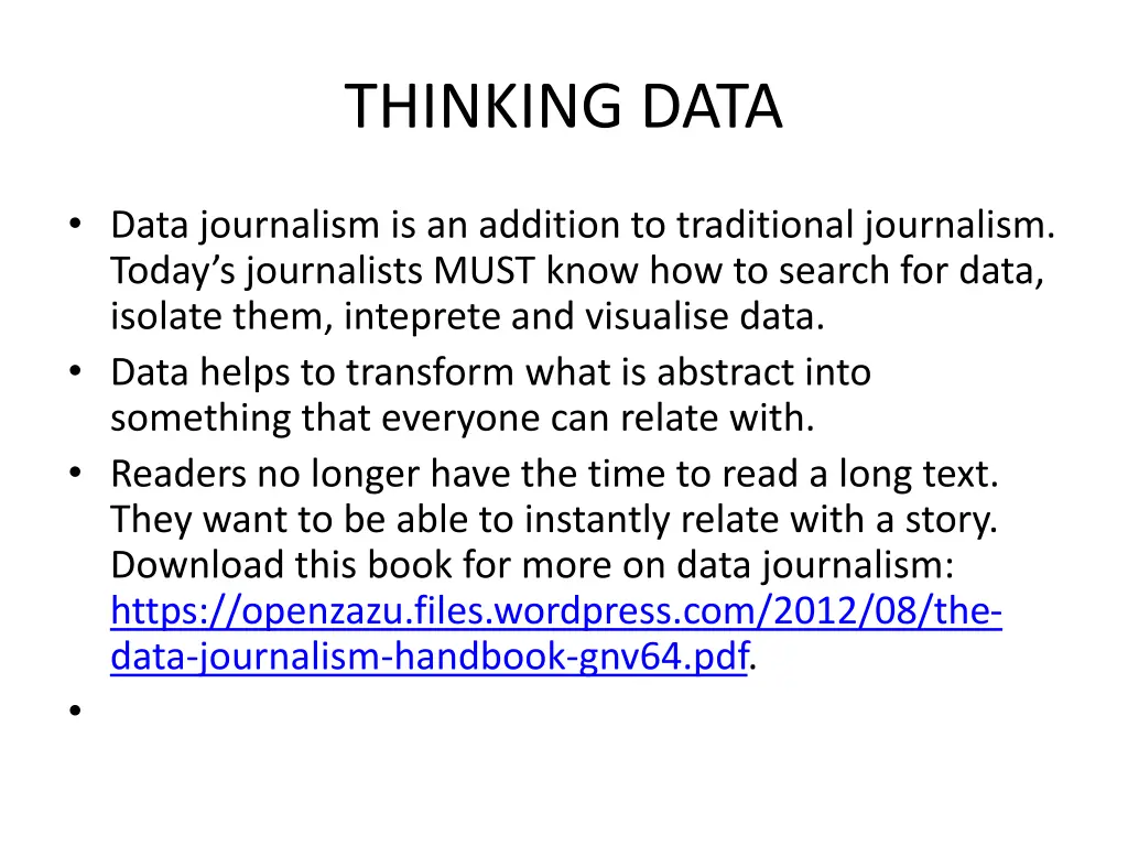thinking data