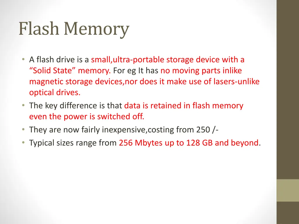 flash memory