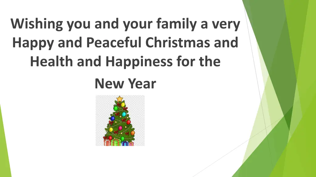 wishing you and your family a very happy