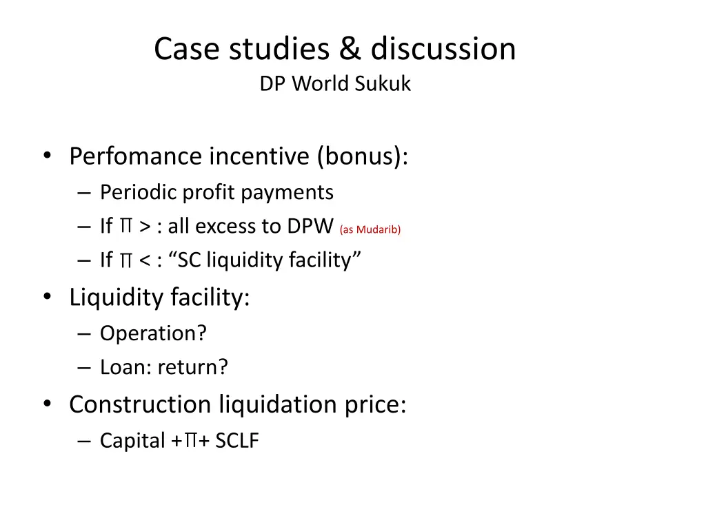 case studies discussion dp world sukuk 2