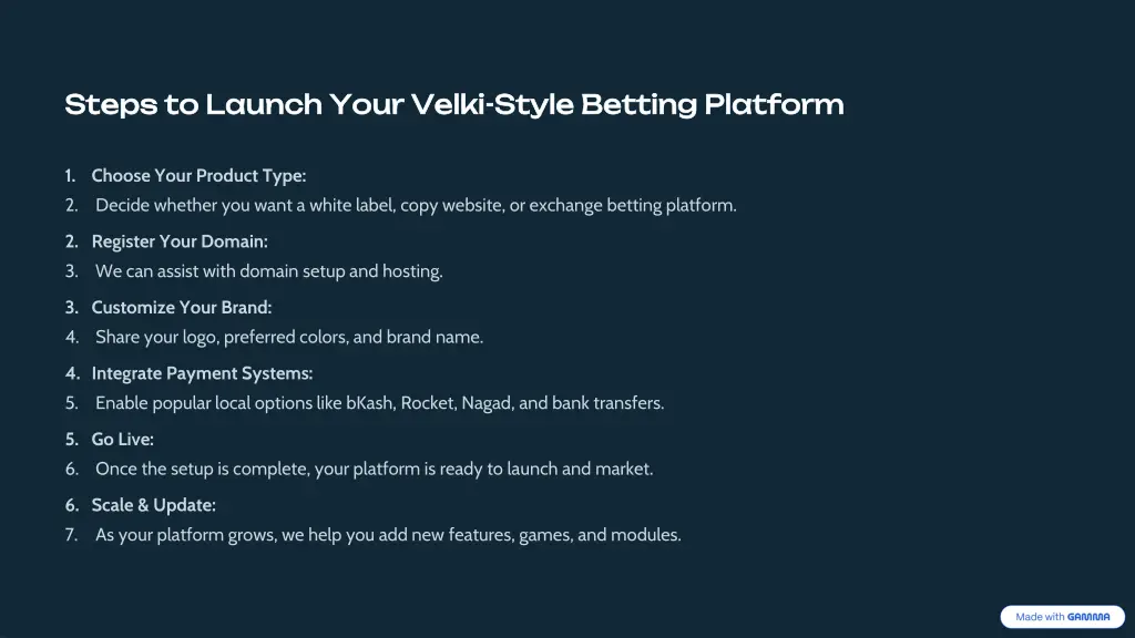 steps to launch your velki steps to launch your