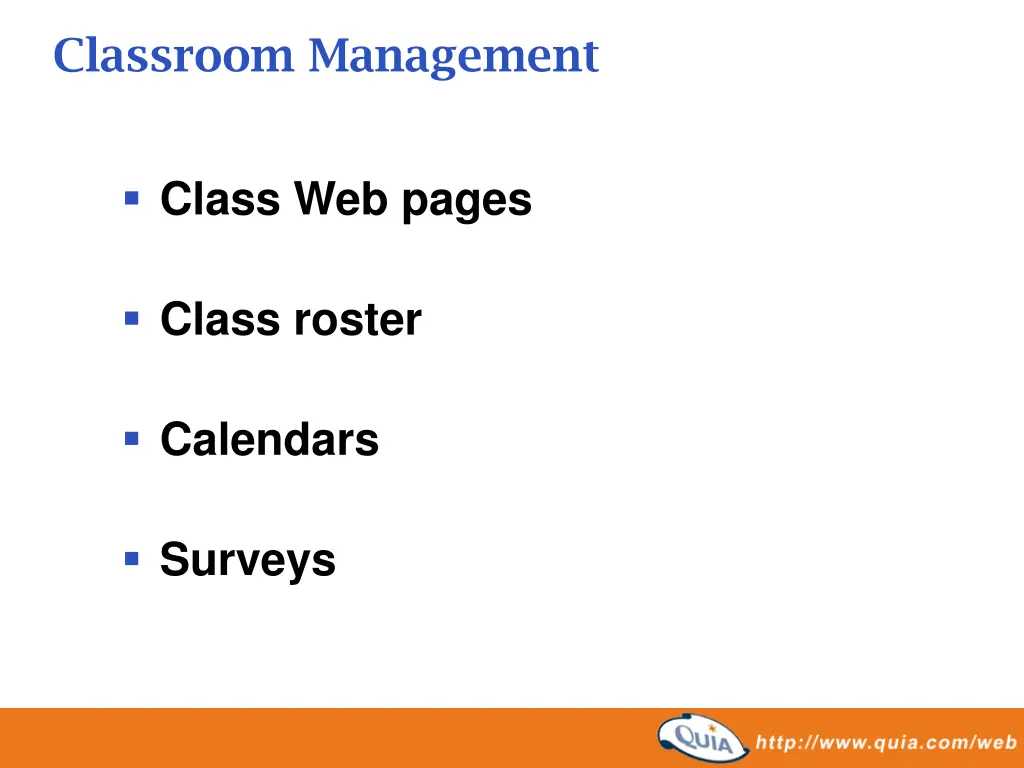 classroom management