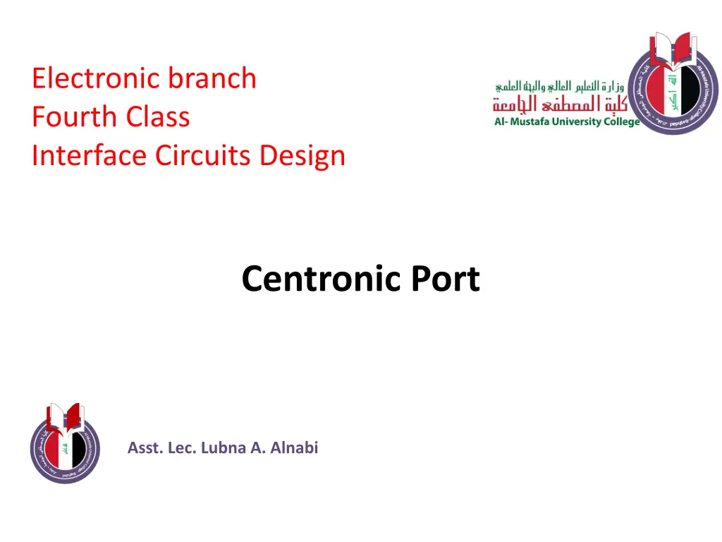 electronic branch fourth class interface circuits