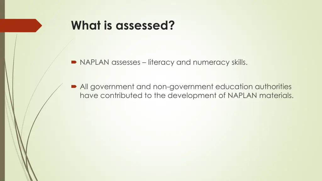 what is assessed