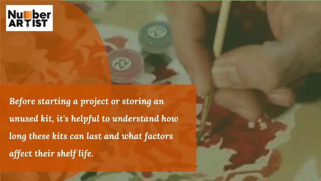 before starting a project or storing an