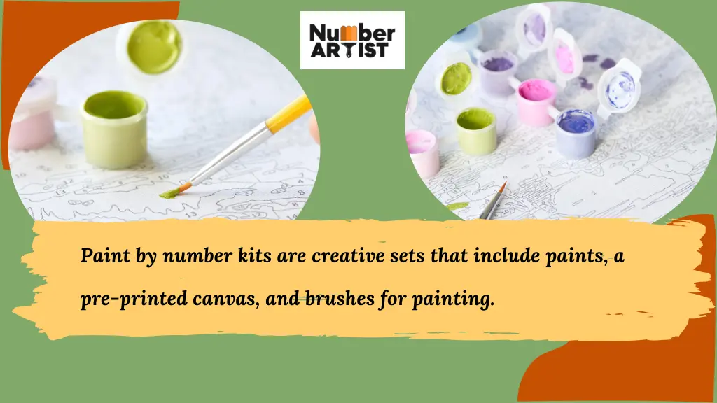 paint by number kits are creative sets that