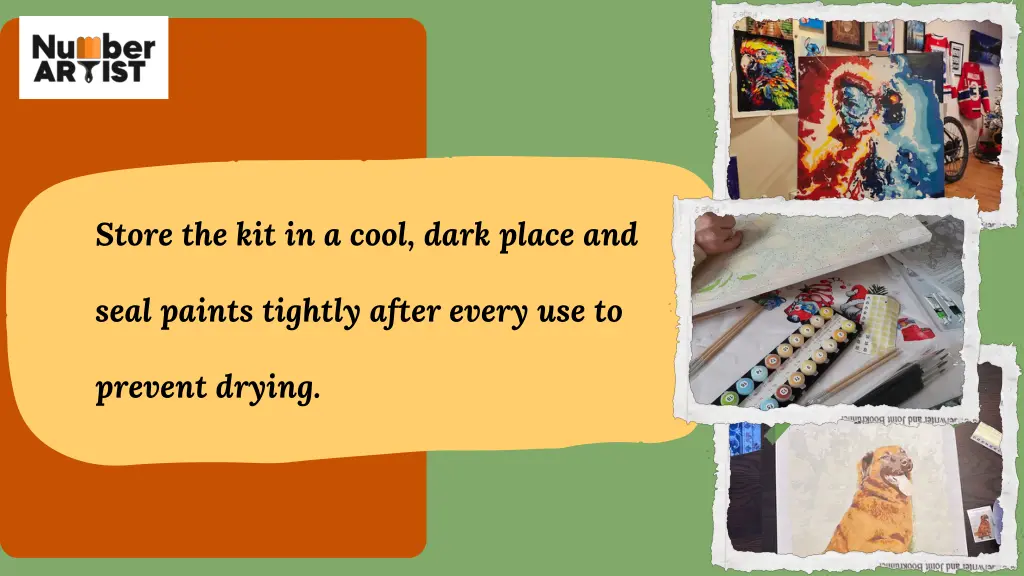 store the kit in a cool dark place and