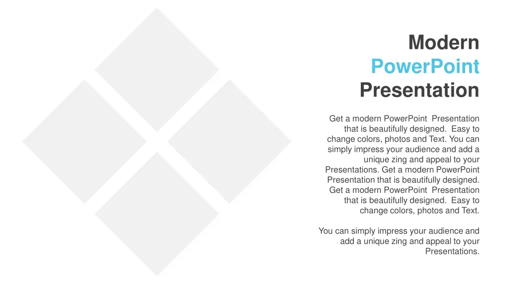 modern powerpoint presentation