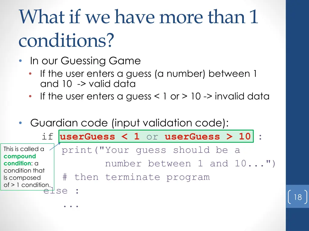 what if we have more than 1 conditions