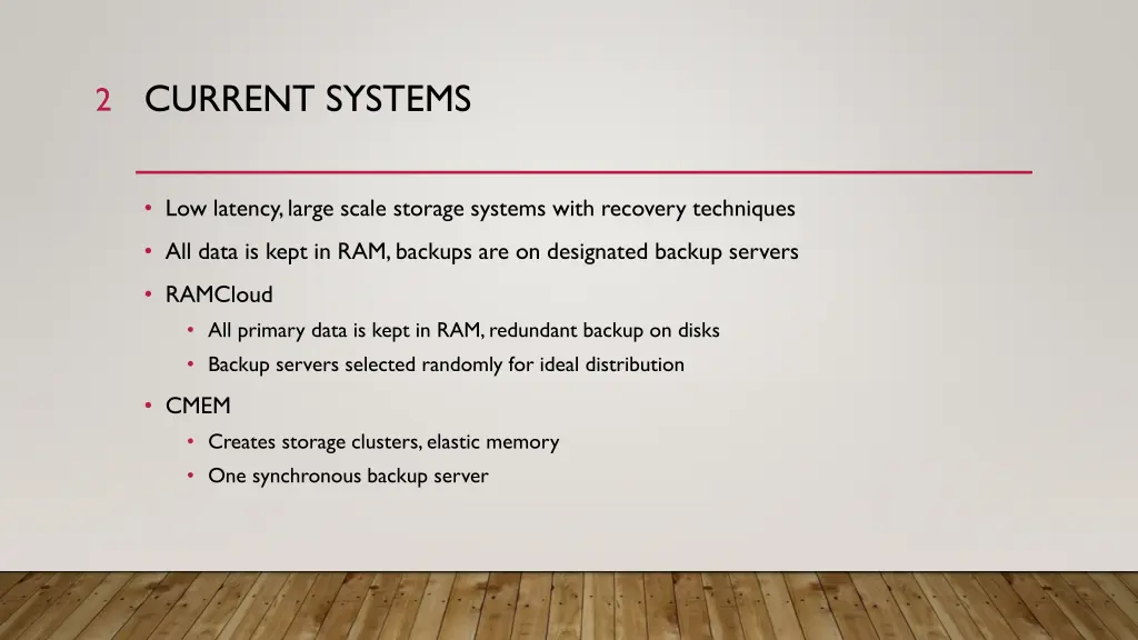 current systems