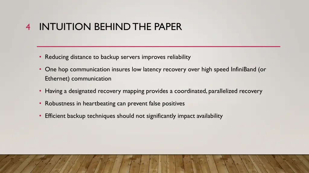 intuition behind the paper