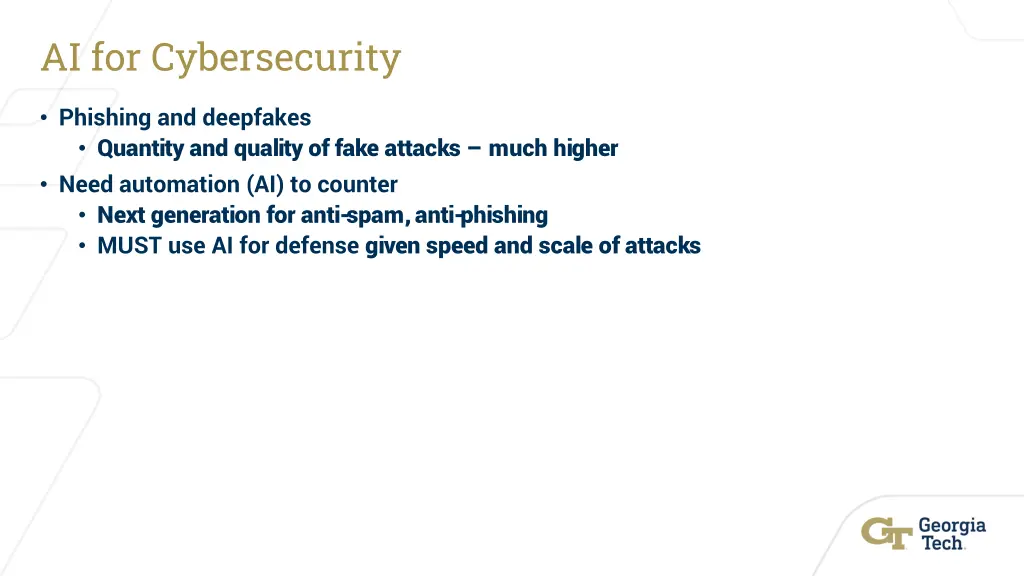 ai for cybersecurity
