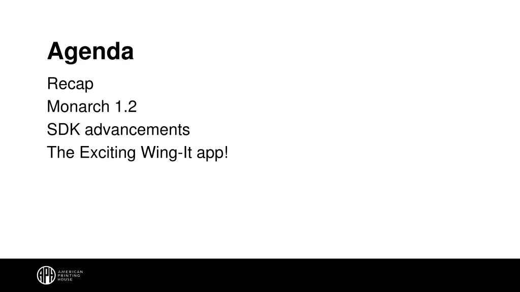 agenda