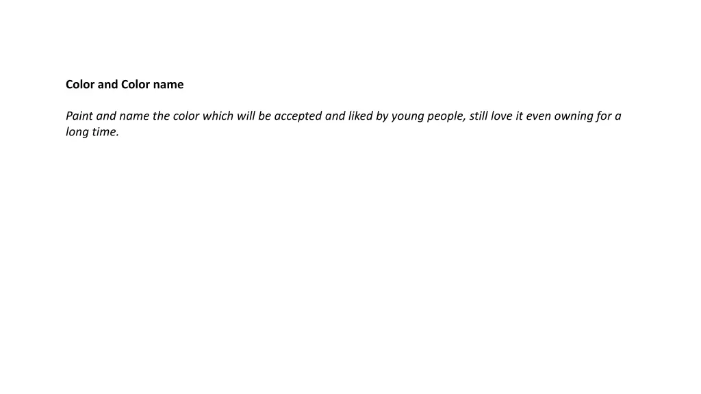 color and color name