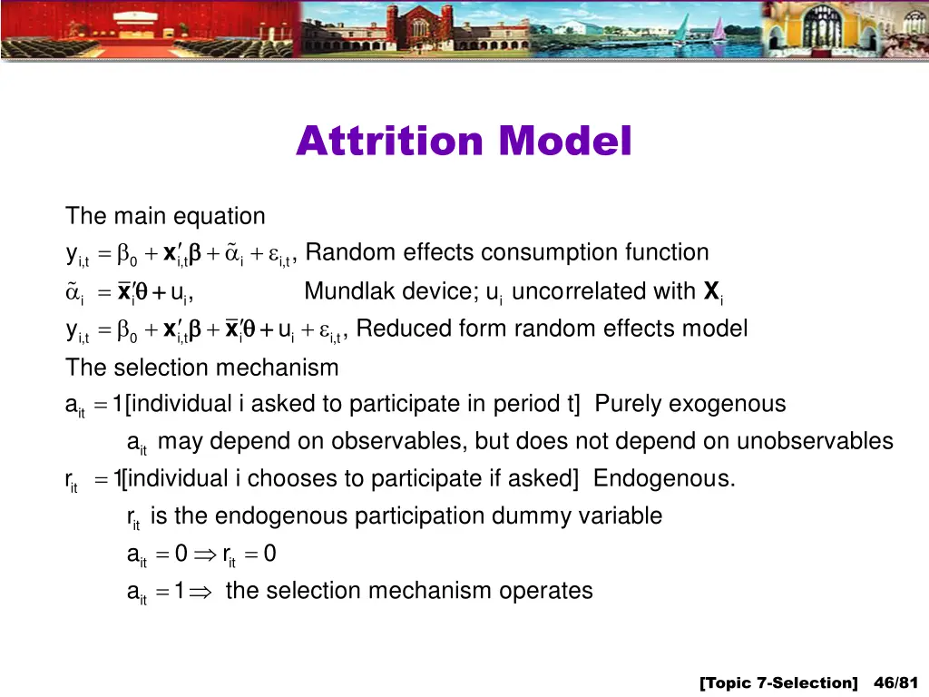 attrition model