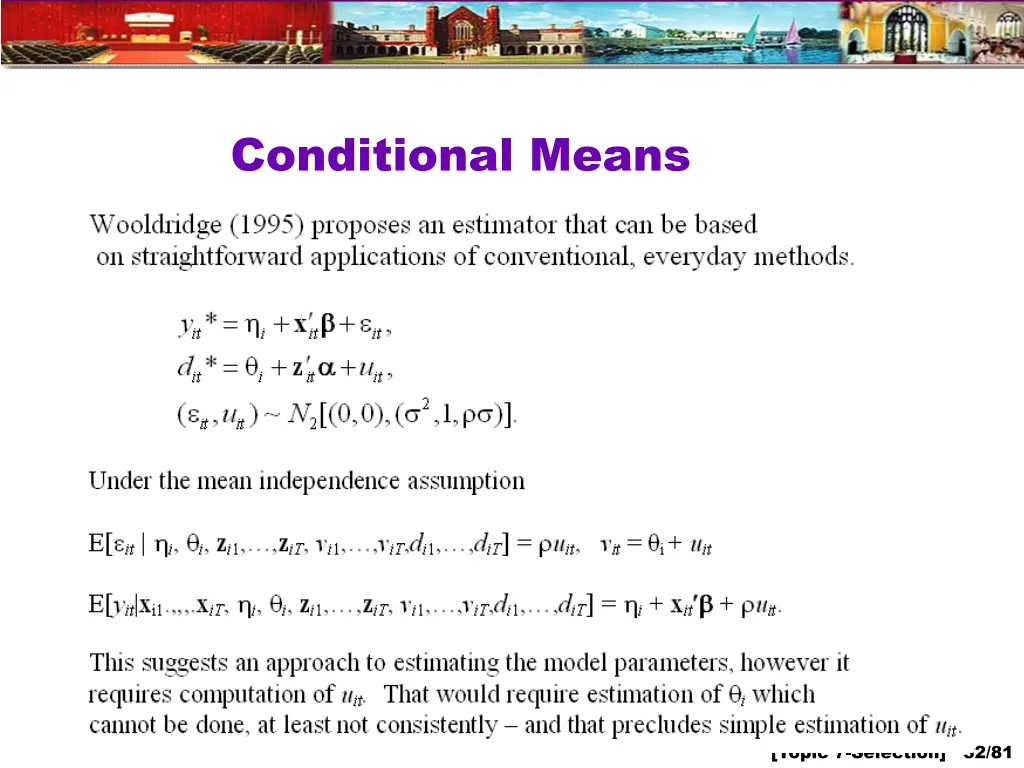 conditional means
