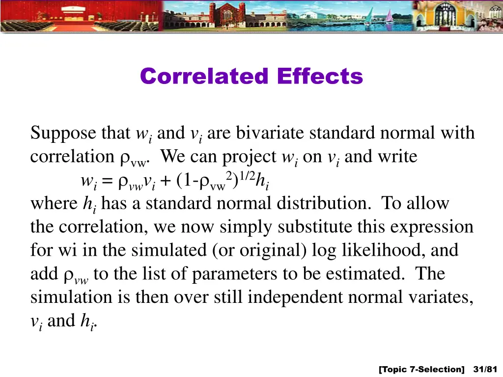 correlated effects