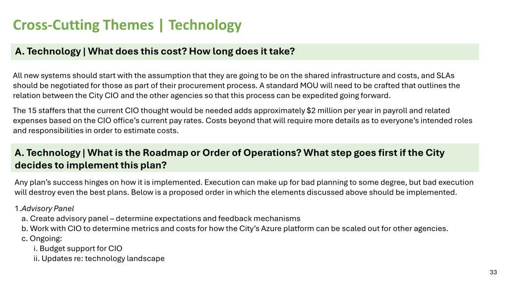 cross cutting themes technology 2