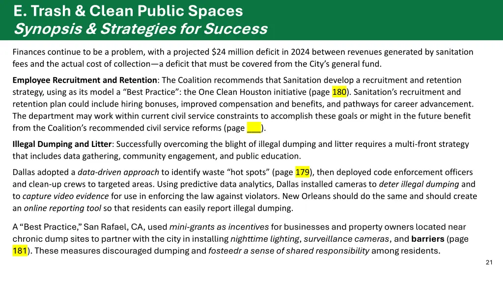 e trash clean public spaces synopsis strategies 1