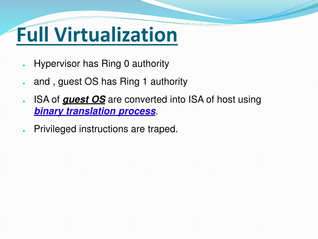 full virtualization