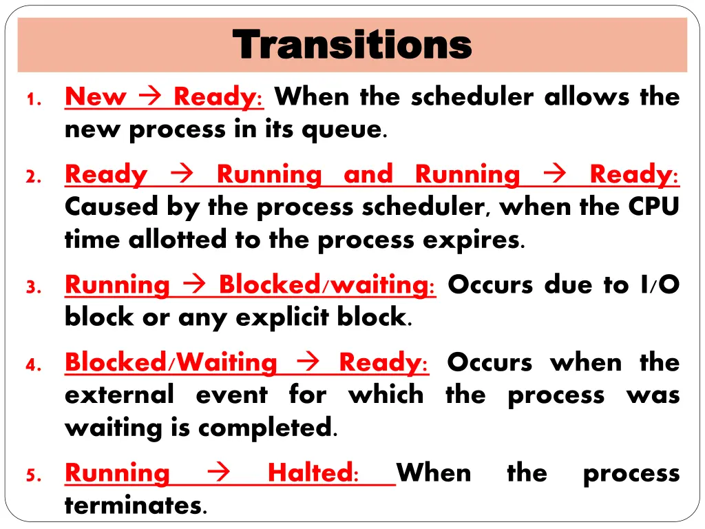 transitions transitions