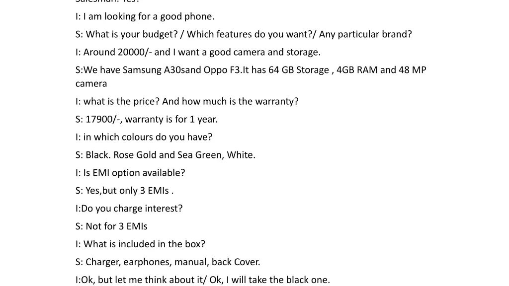 salesman yes