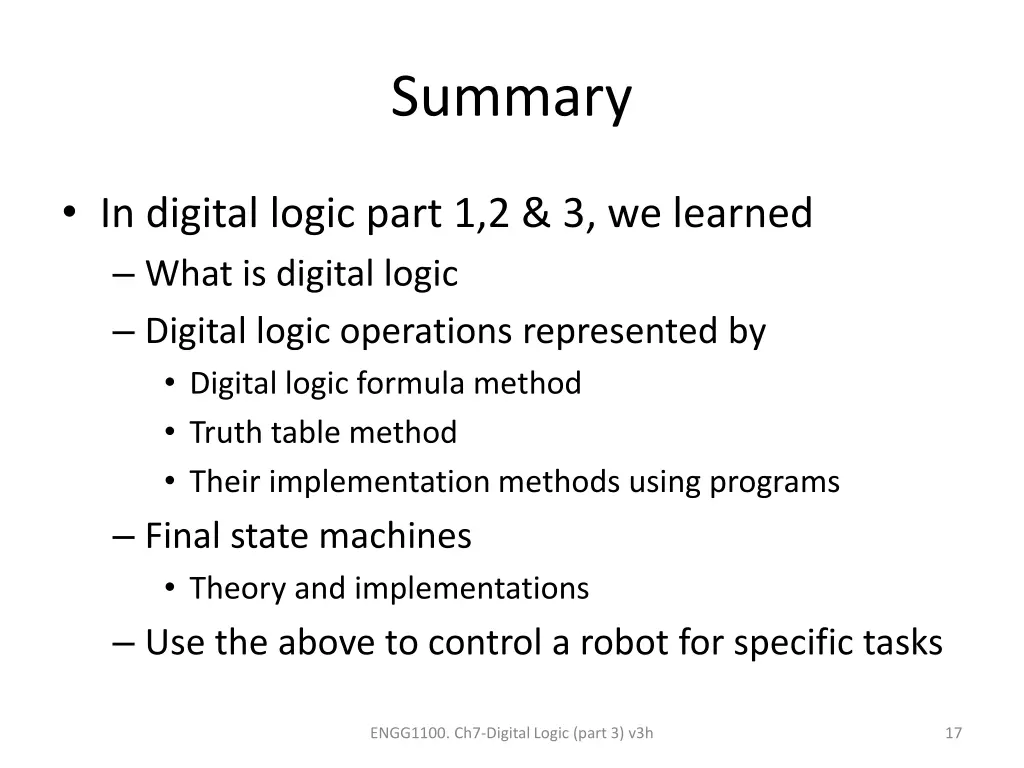 summary