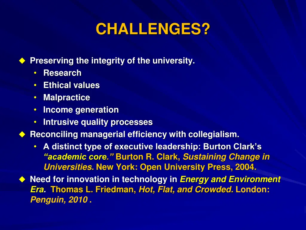challenges