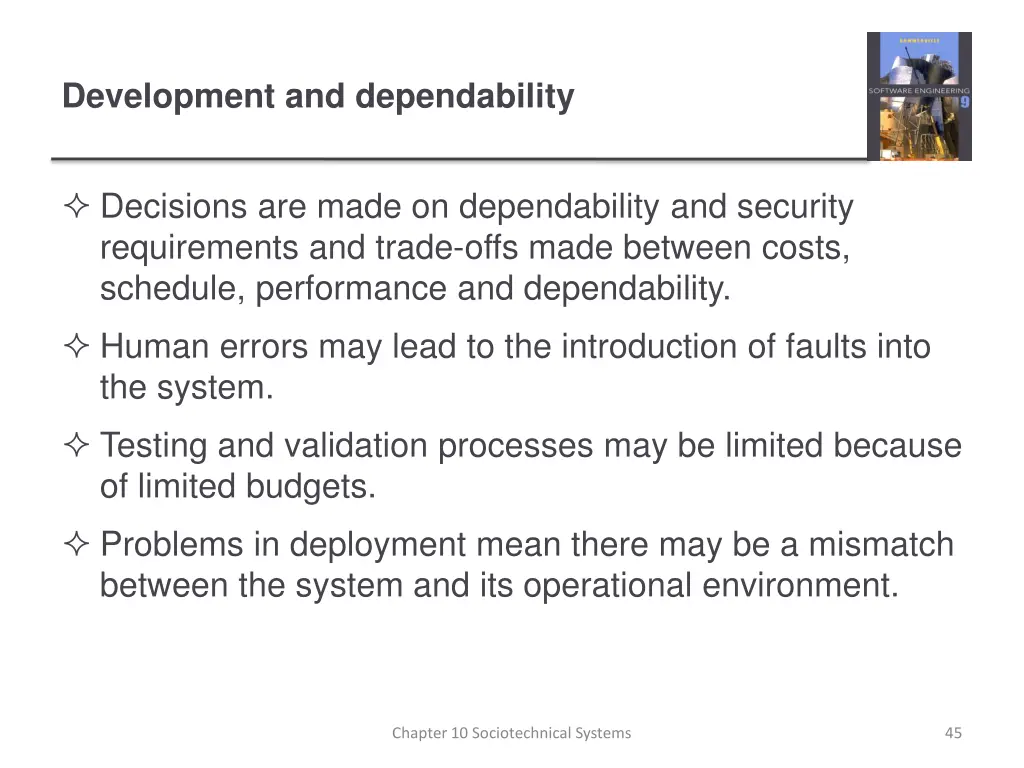 development and dependability