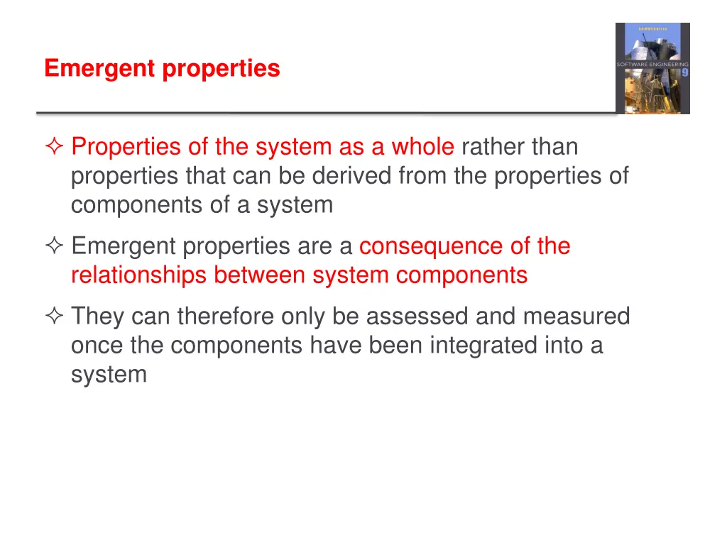 emergent properties