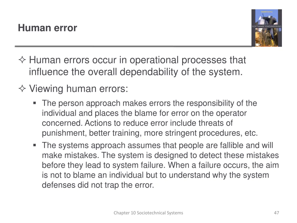 human error