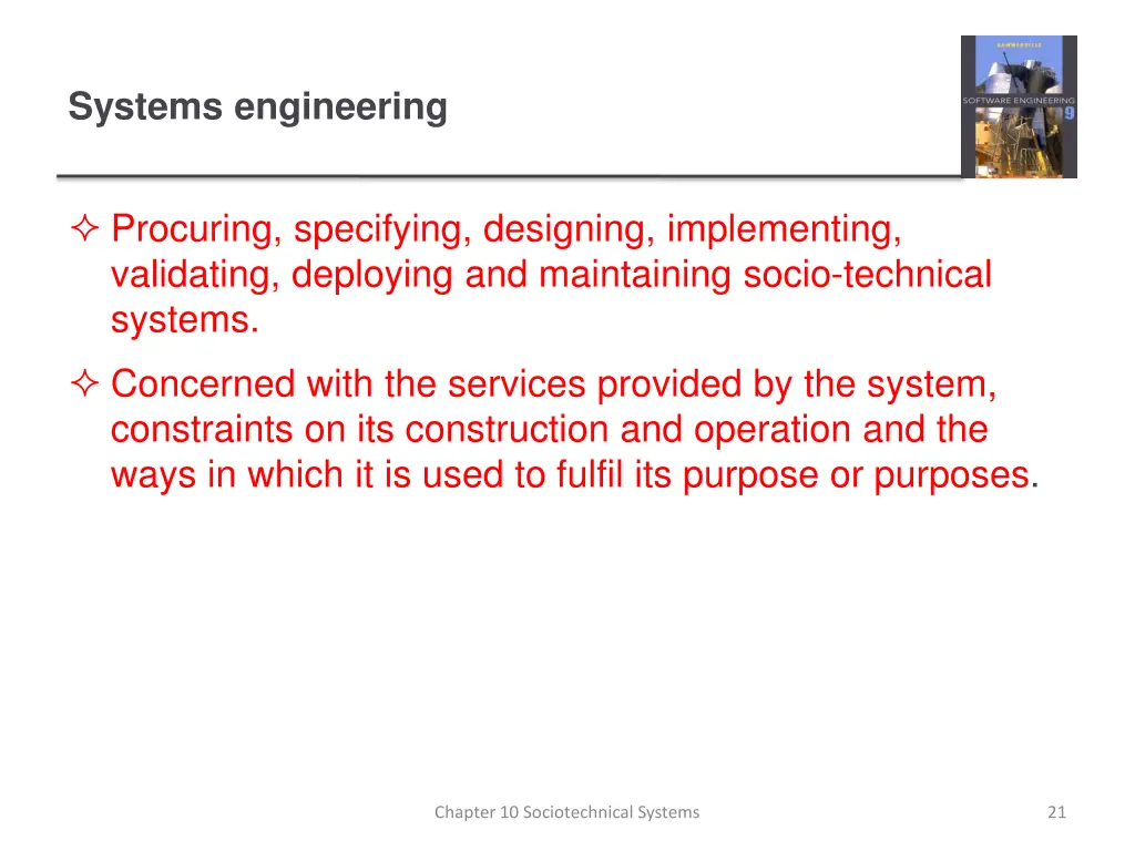 systems engineering
