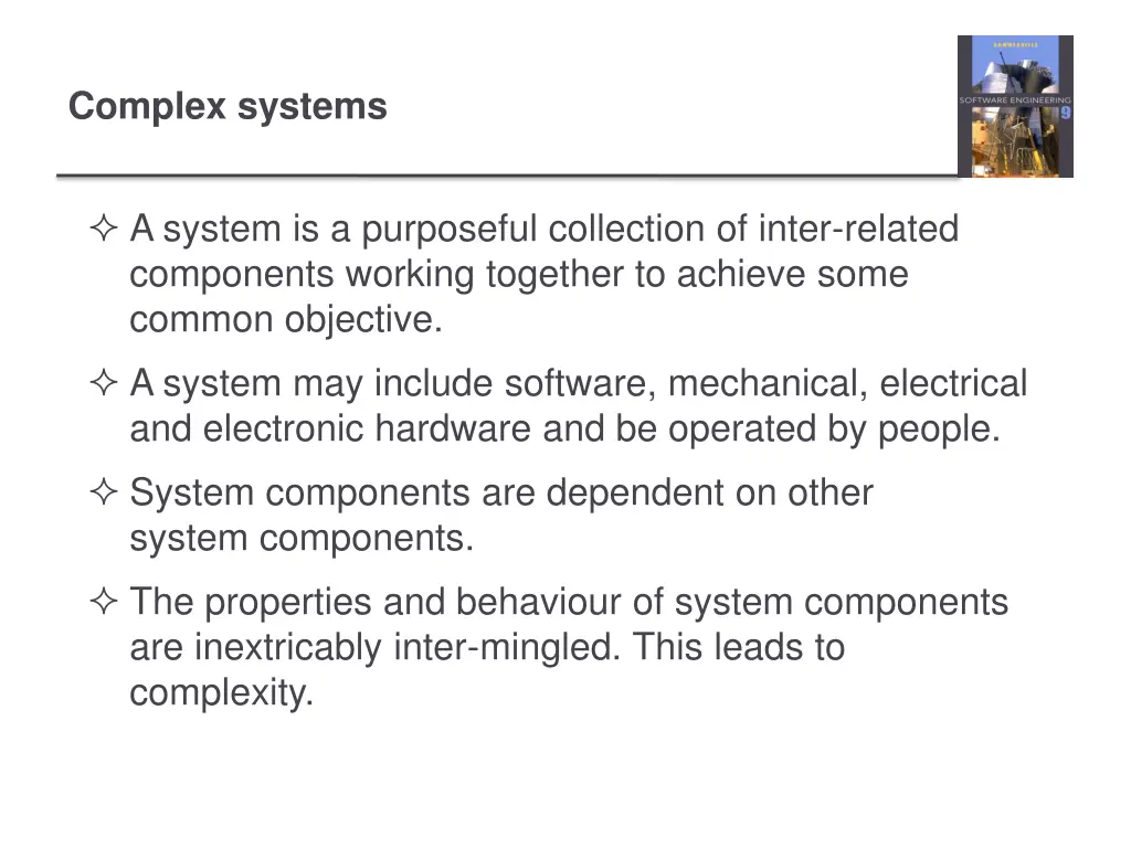 complex systems