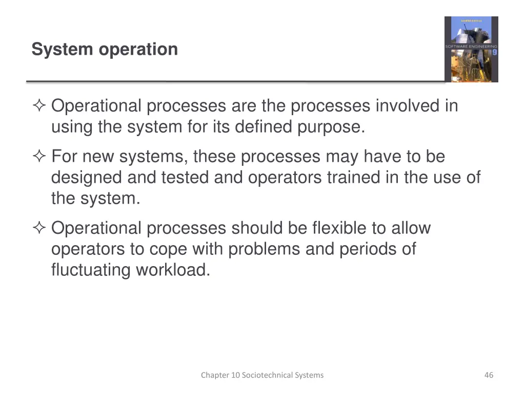 system operation