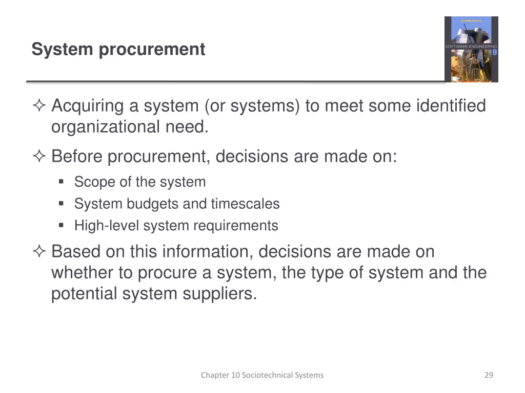 system procurement