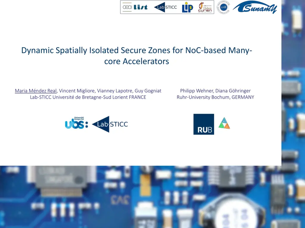 dynamic spatially isolated secure zones