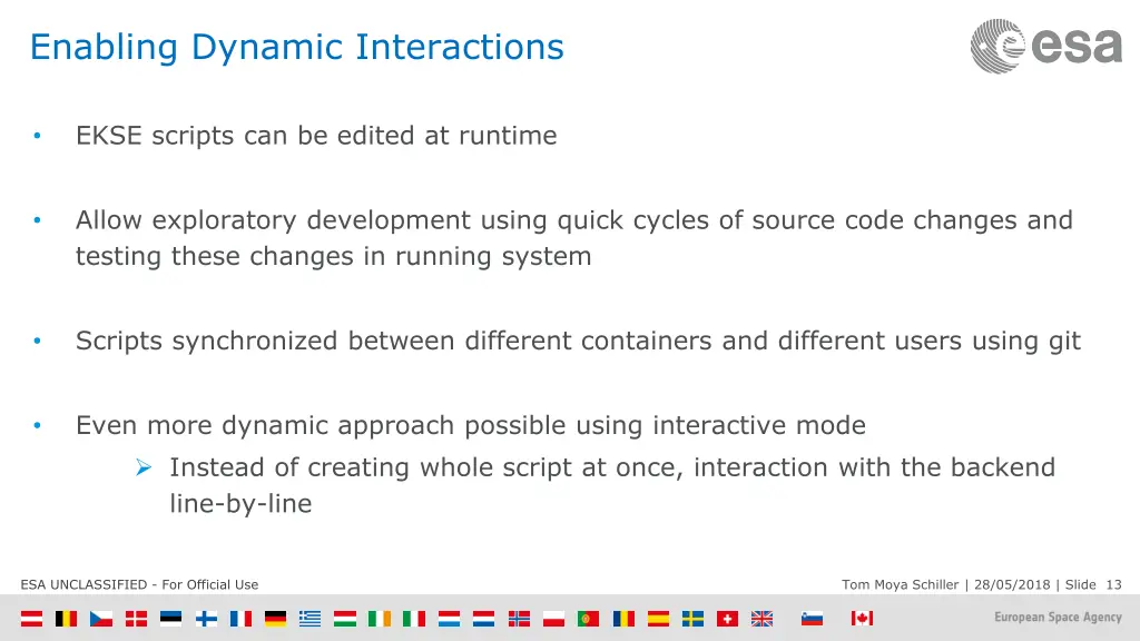 enabling dynamic interactions