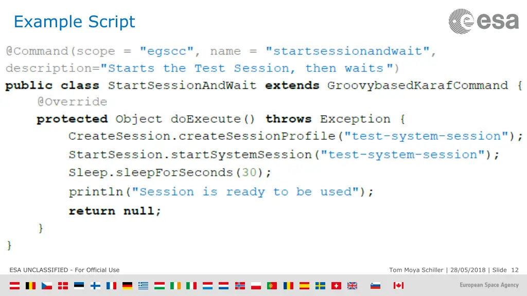 example script