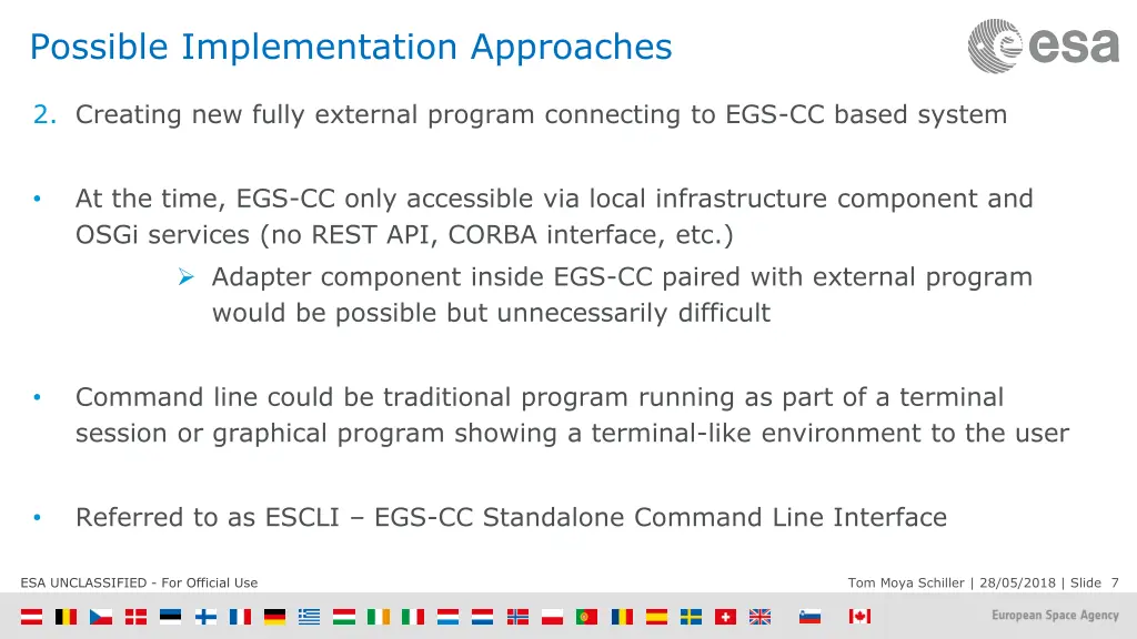 possible implementation approaches 1