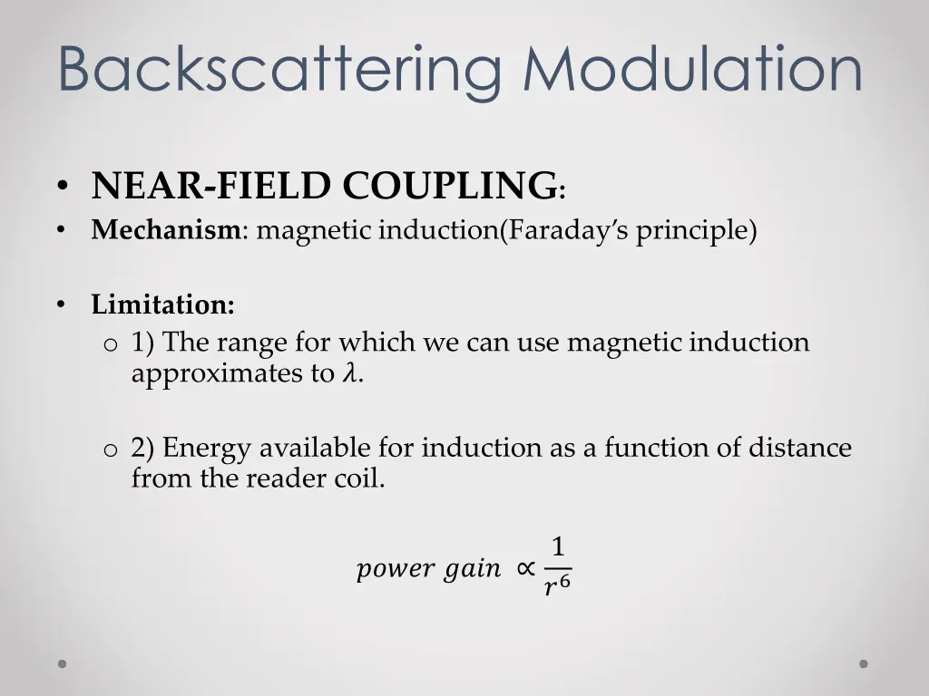 backscattering modulation 2