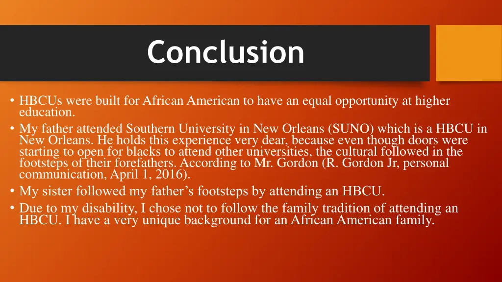 conclusion