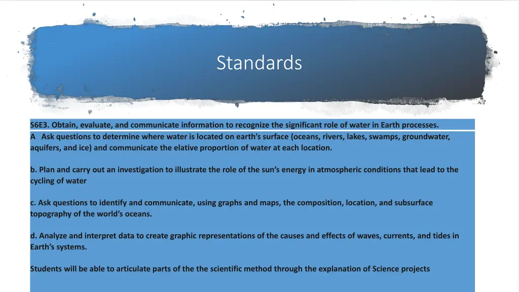standards