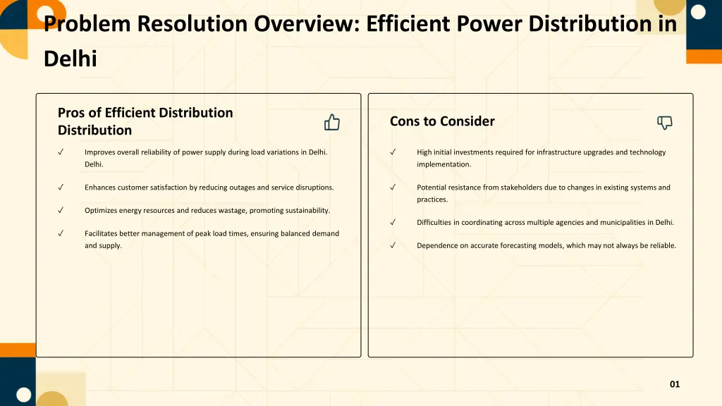 problem resolution overview efficient power