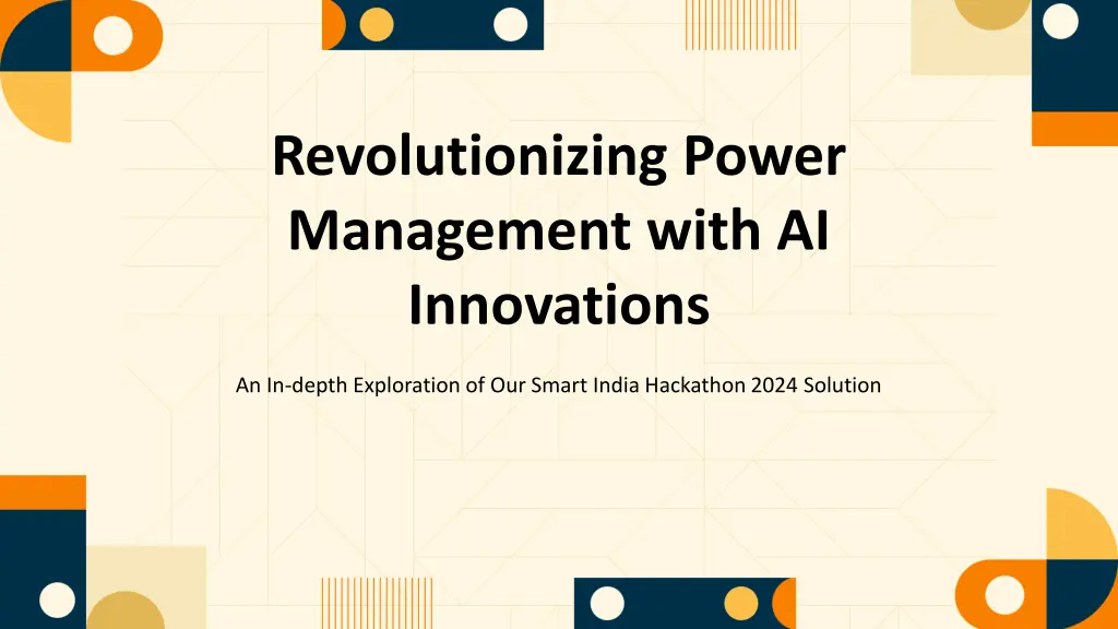 revolutionizing power management with