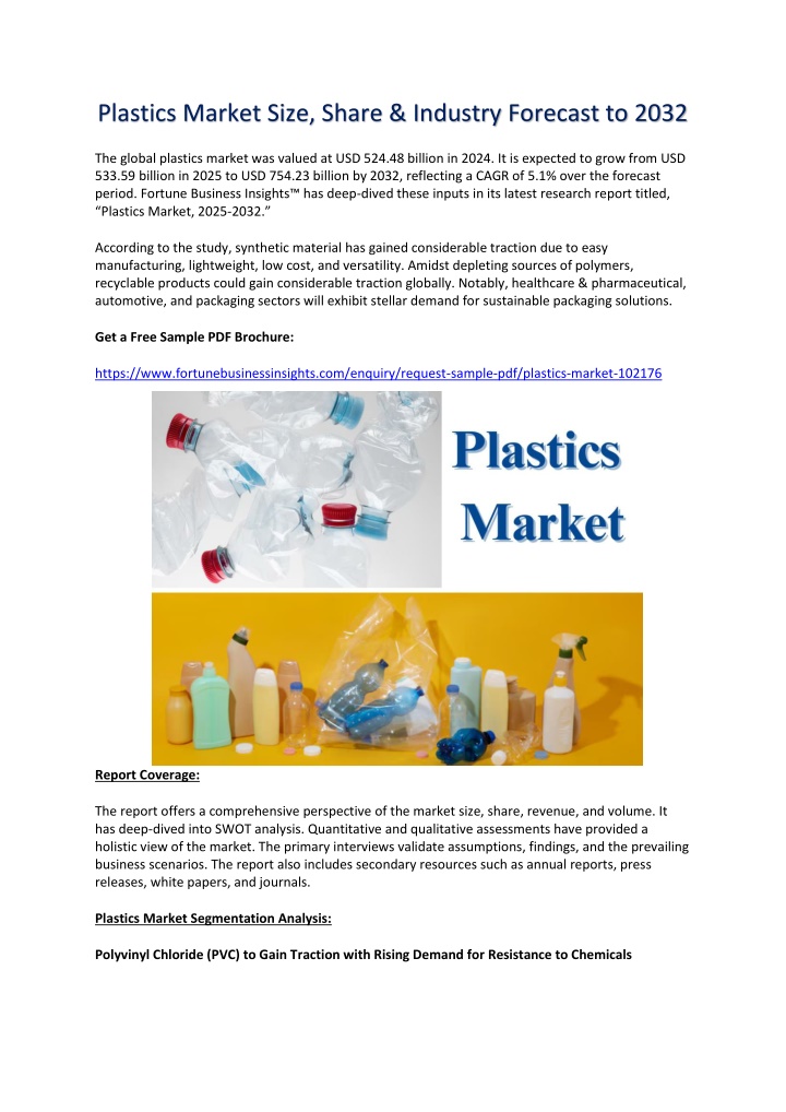 plastics market size share industry forecast