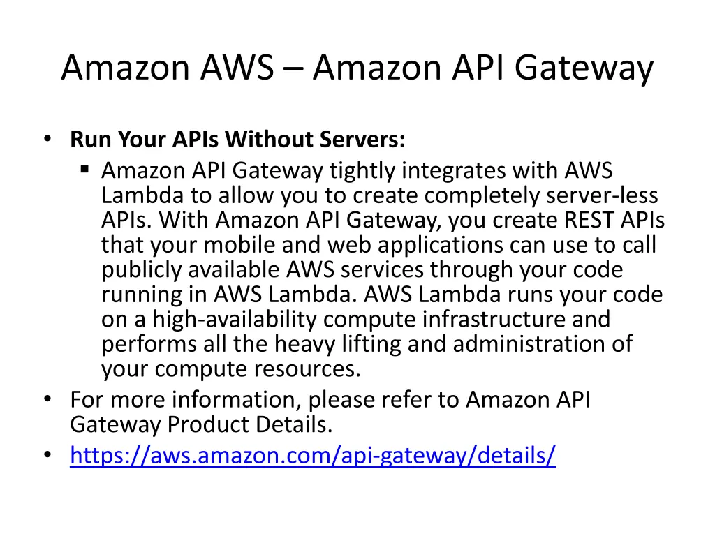 amazon aws amazon api gateway 4