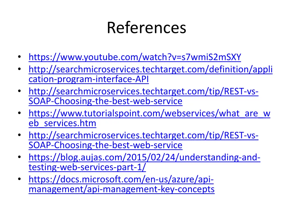 references