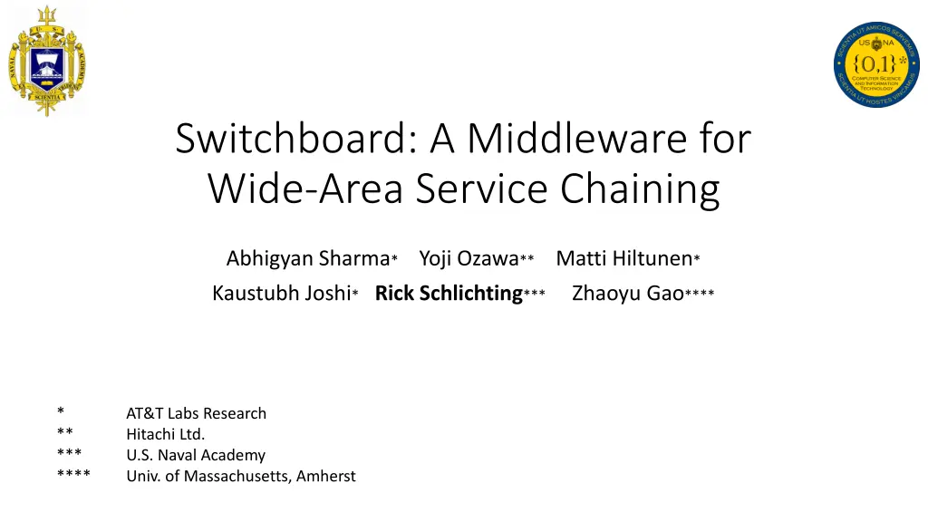 switchboard a middleware for wide area service